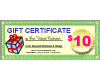 $USD 10 Gift Certificate