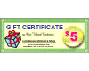 $USD 5 Gift Certificate