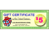 $USD 5 Gift Certificate - Click Image to Close